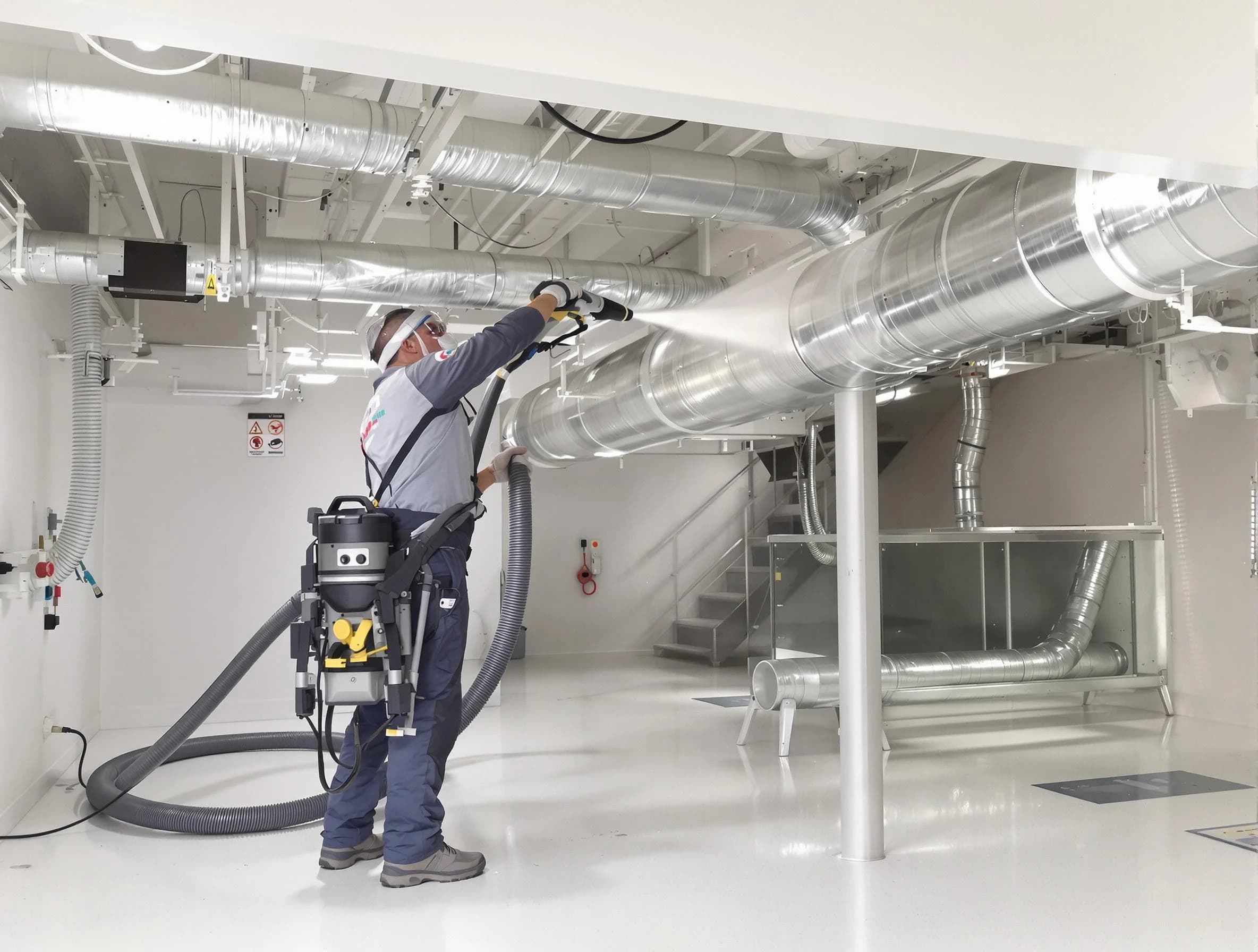 Professional central duct cleaning by Canton Air Duct Cleaning in Canton