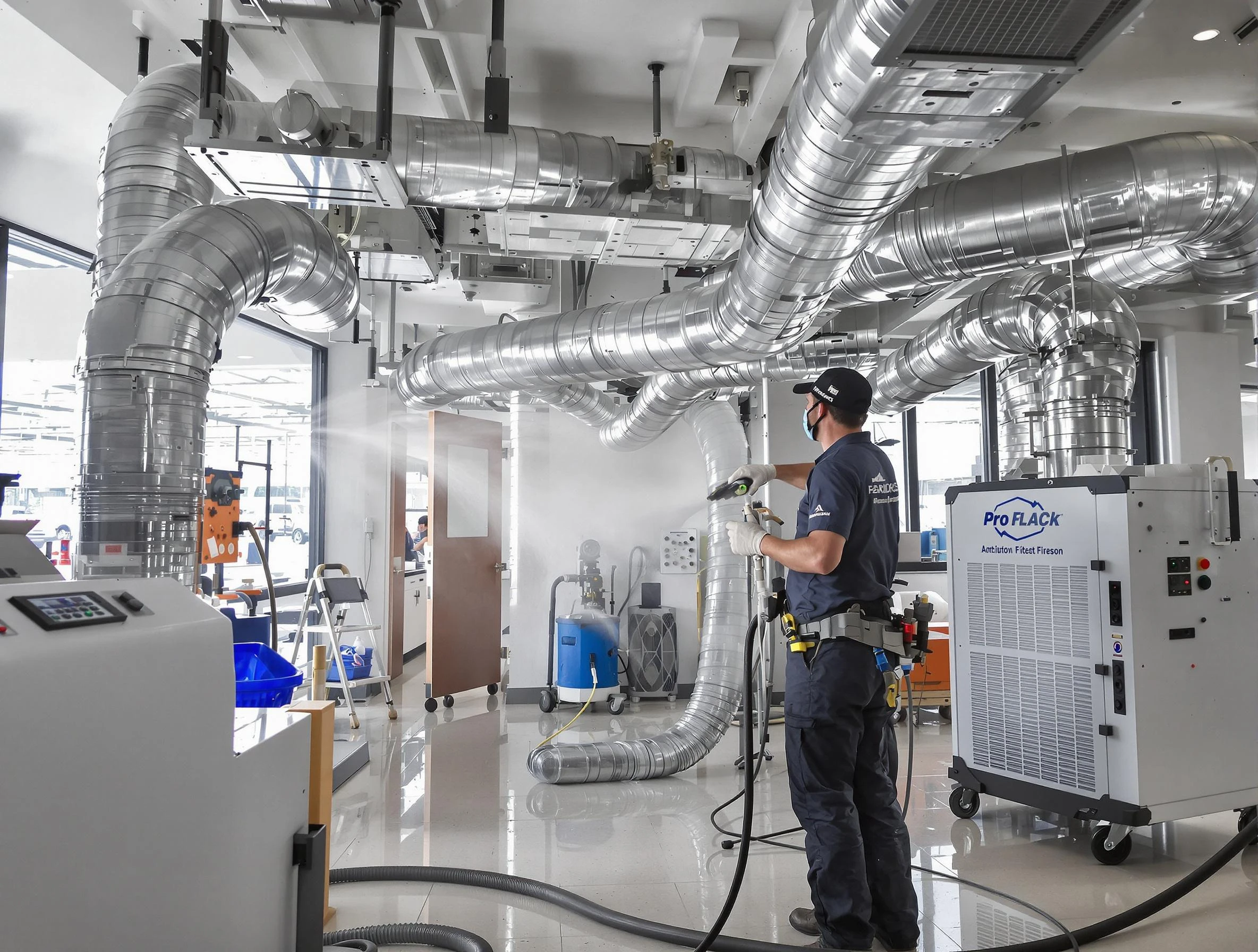 Negative Pressure Air Duct Cleaning in Canton