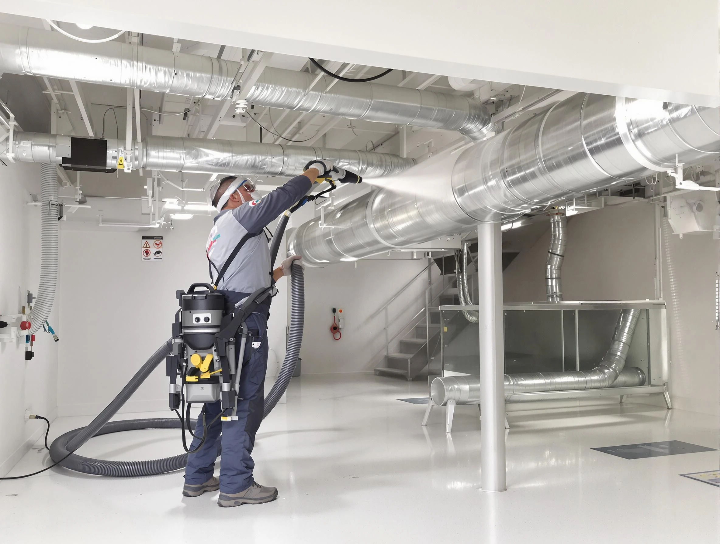 Professional central duct cleaning by Canton Air Duct Cleaning in Canton