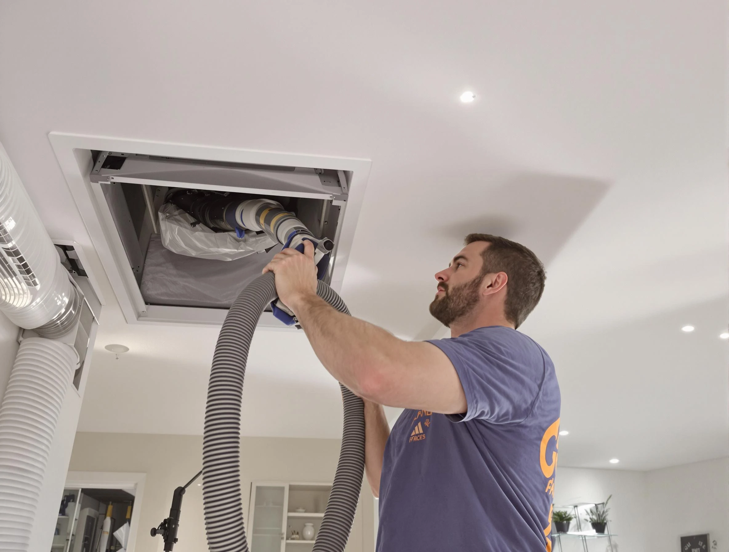 Precision indoor duct cleaning by Canton Air Duct Cleaning in Canton