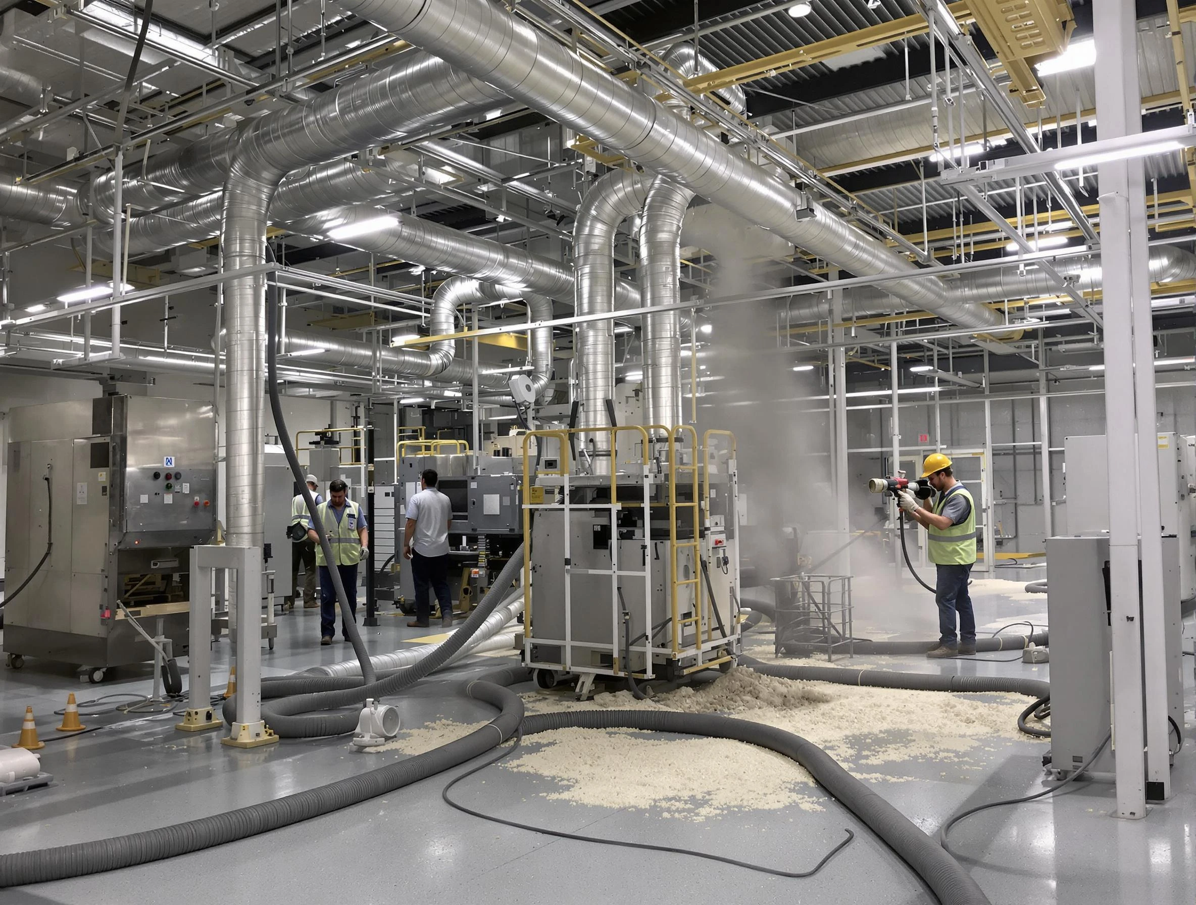 Heavy-duty industrial duct cleaning by Canton Air Duct Cleaning in Canton